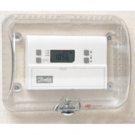 Boîtier polycarbonate pour thermostats en situation