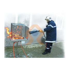 Générateur de flammes compact Module armoire en utilisation