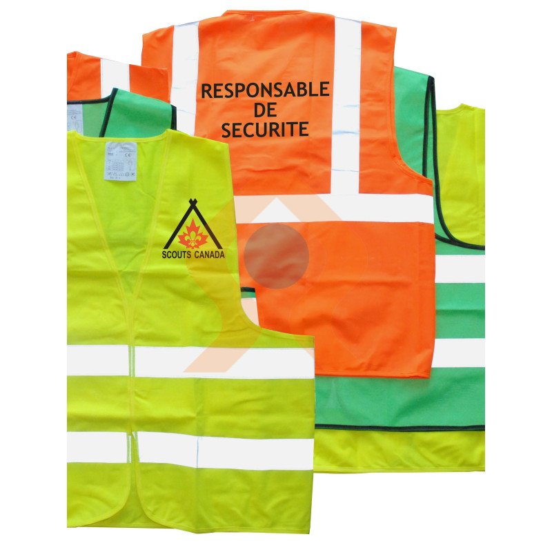 Gilet de sécurité haute visibilité pour enfant personnalisable