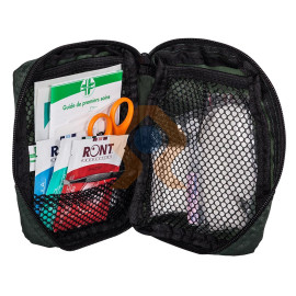 Trousse de secours individuelle ouverte