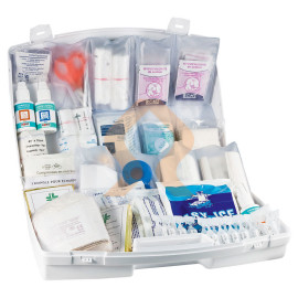 Coffret de secours 50 personnes ouvert