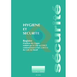 Registre hygiène et sécurité