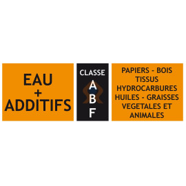 Etiquettes autocollant extincteur classe ABF