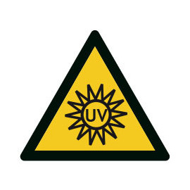 Picto danger UV rayon ultraviolet