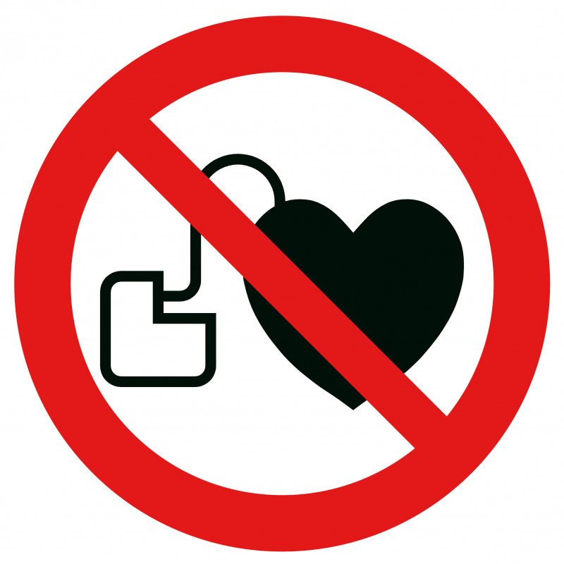 Picto interdit aux stimulateur cardiaque