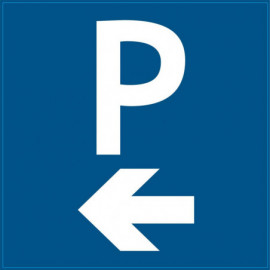 Pictogramme parking à gauche