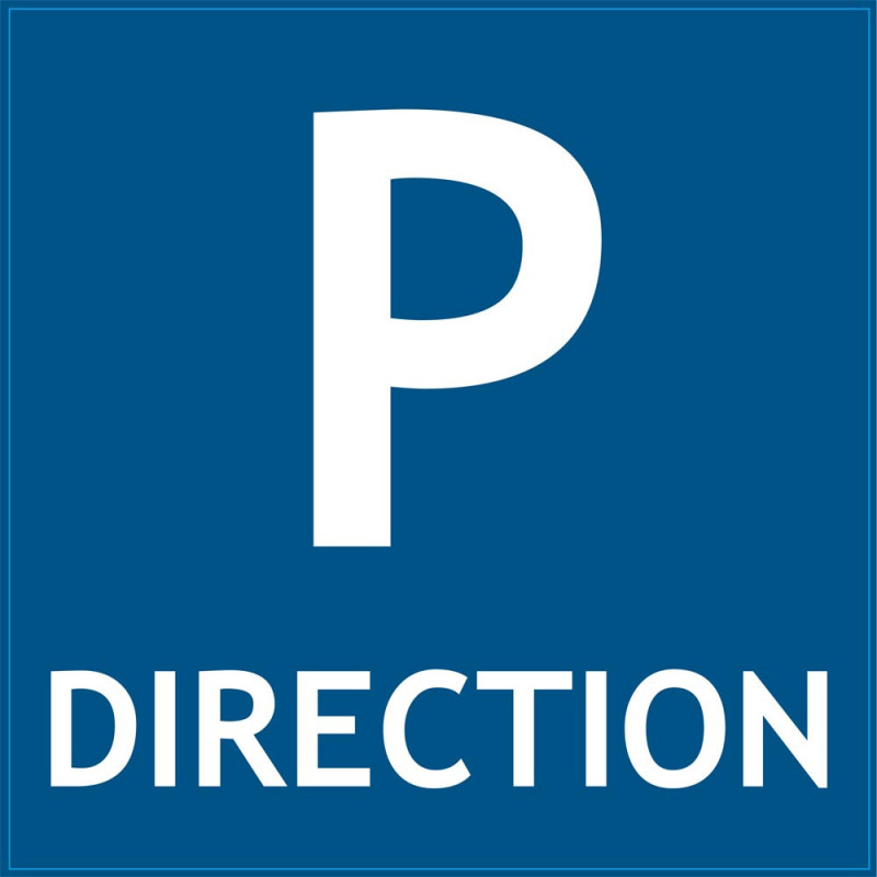 Pictogramme parking direction