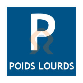 Pictogramme parking poids lourds