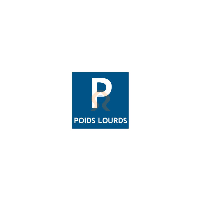 Pictogramme parking poids lourds