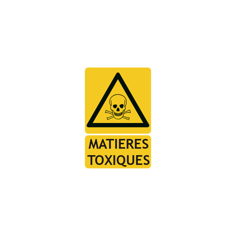 Panneaux de danger matières toxiques