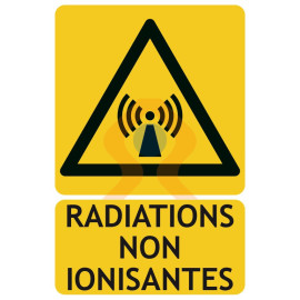 Panneaux de danger radiations non ionisantes