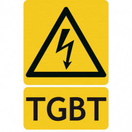 Panneaux risque électrique TGBT