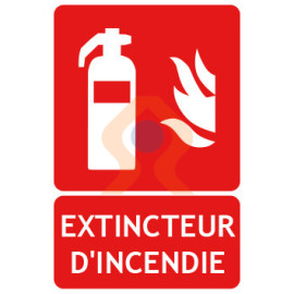 Panneau extincteur signalétique incendie