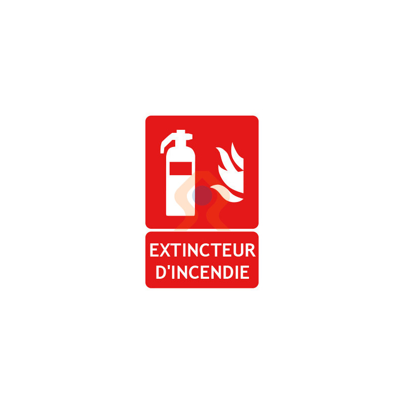 Panneau extincteur signalétique incendie