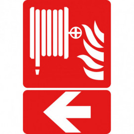 Panneaux incendie RIA à gauche