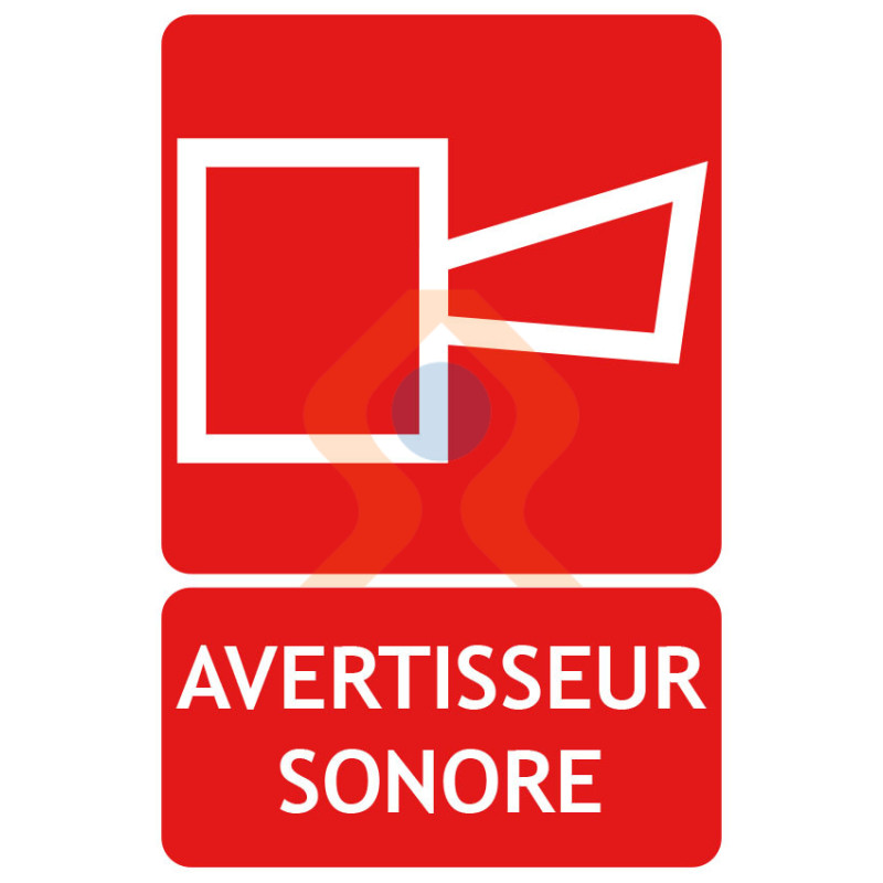 Panneau incendie avertisseur sonore