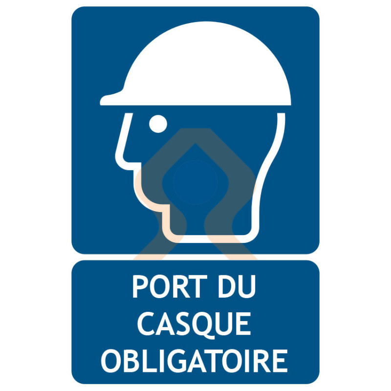 Panneaux d'obligation port du casque obligatoire