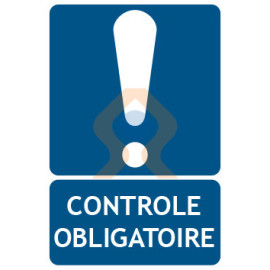 Panneau contrôle obligatoire