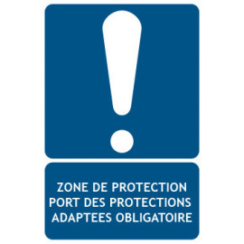 Panneau port des protections adaptées obligatoire