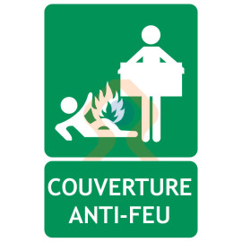 Panneau couverture anti feu picto norme