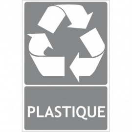 Panneau recyclage plastique