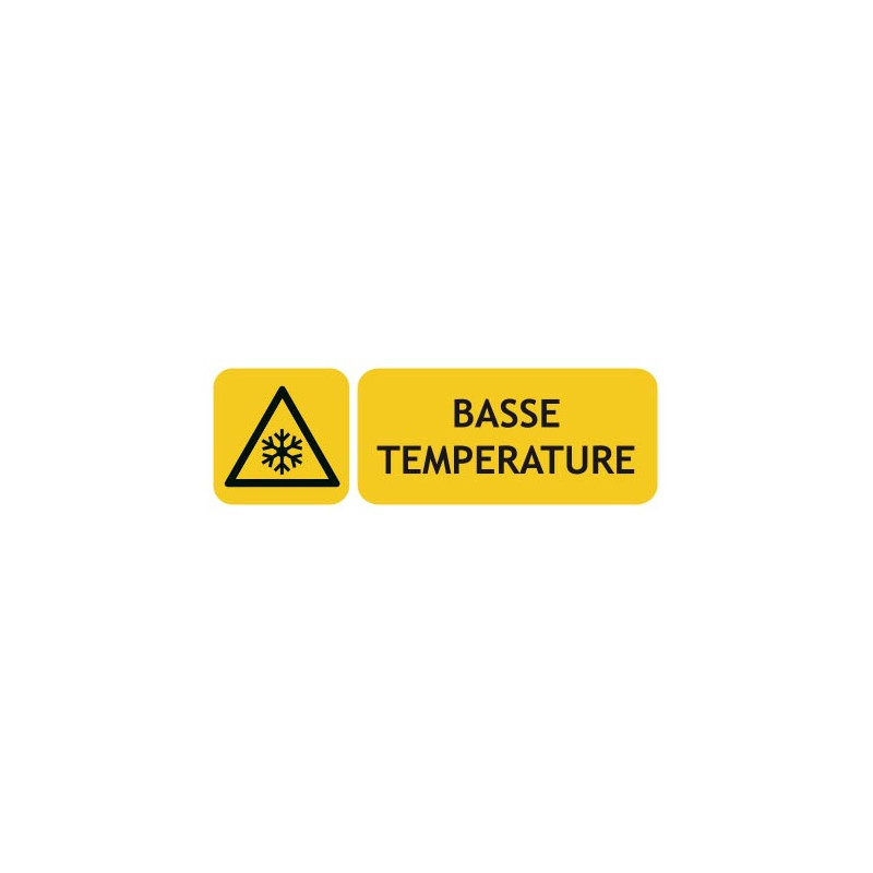 Panneaux danger basse température