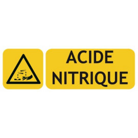 Panneaux danger acide nitrique
