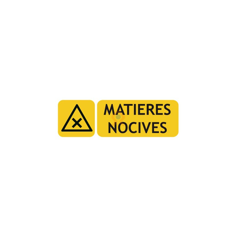 Panneaux danger matières nocives