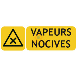 Panneaux danger vapeurs nocives