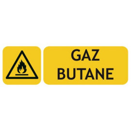 Panneaux danger gaz butane