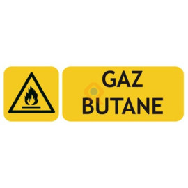 Panneaux danger gaz butane