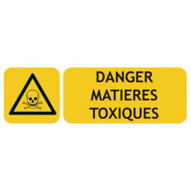 Panneaux danger matières toxiques