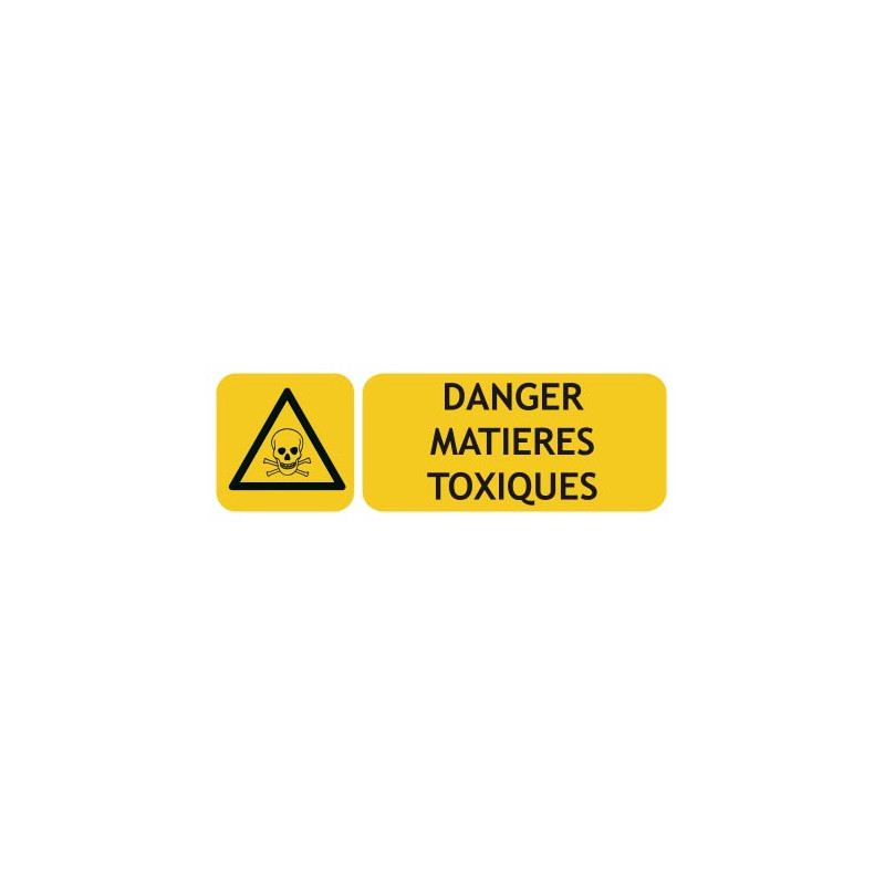 Panneaux danger matières toxiques