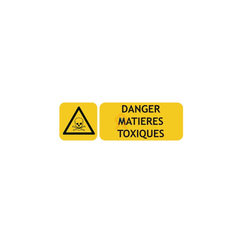 Panneaux danger matières toxiques