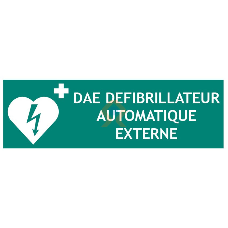 Panneau Défibrillateur Automatisé Externe ISO 7010 - Prozon