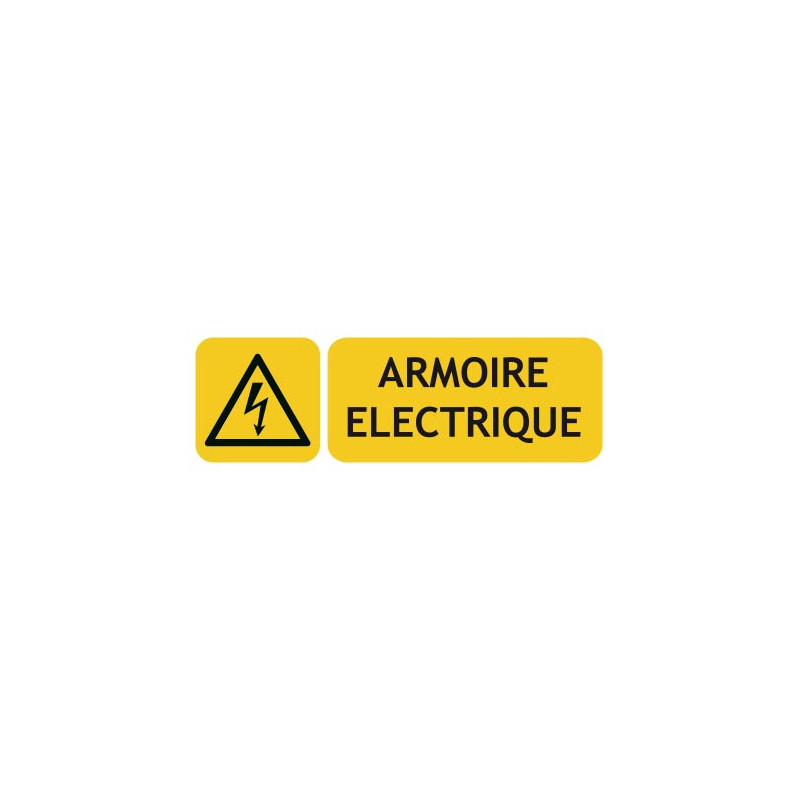 Panneaux de risque électrique armoire électrique