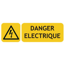 Panneaux de risque électrique danger électrique