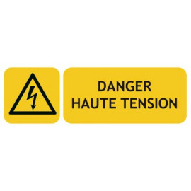 Panneaux de risque électrique danger haute tension