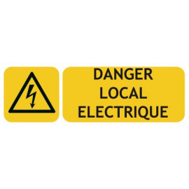 Panneaux de risque électrique danger local électrique