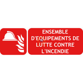 Panneau ensemble d'équipements de lutte incendie