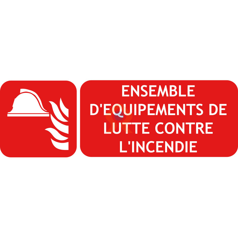 Panneau ensemble d'équipements de lutte incendie