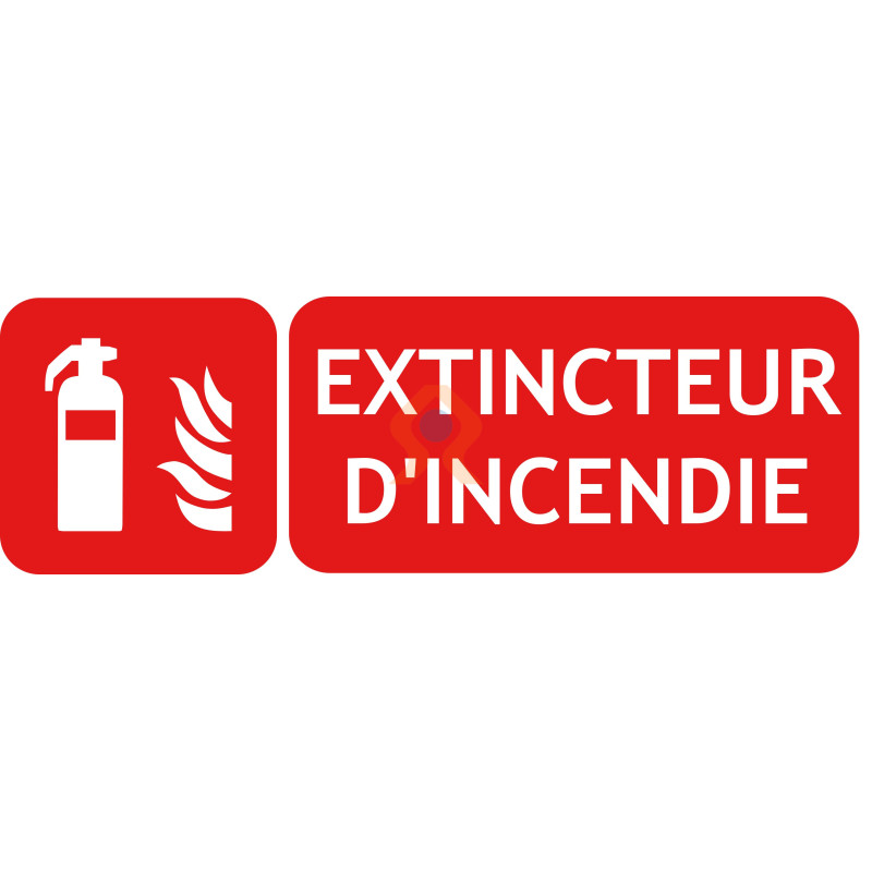 Panneau Extincteur Classe D Incendie. Sticker Extincteur, PVC, Alu