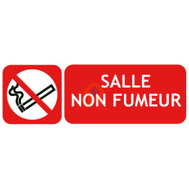 Panneau salle non fumeur