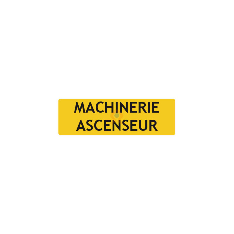 Panneau machinerie ascenseur