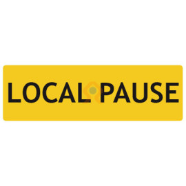 Panneau local pause