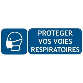Panneau protection des voies respiratoires