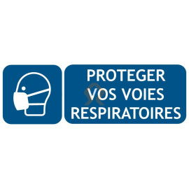 Panneau protection des voies respiratoires