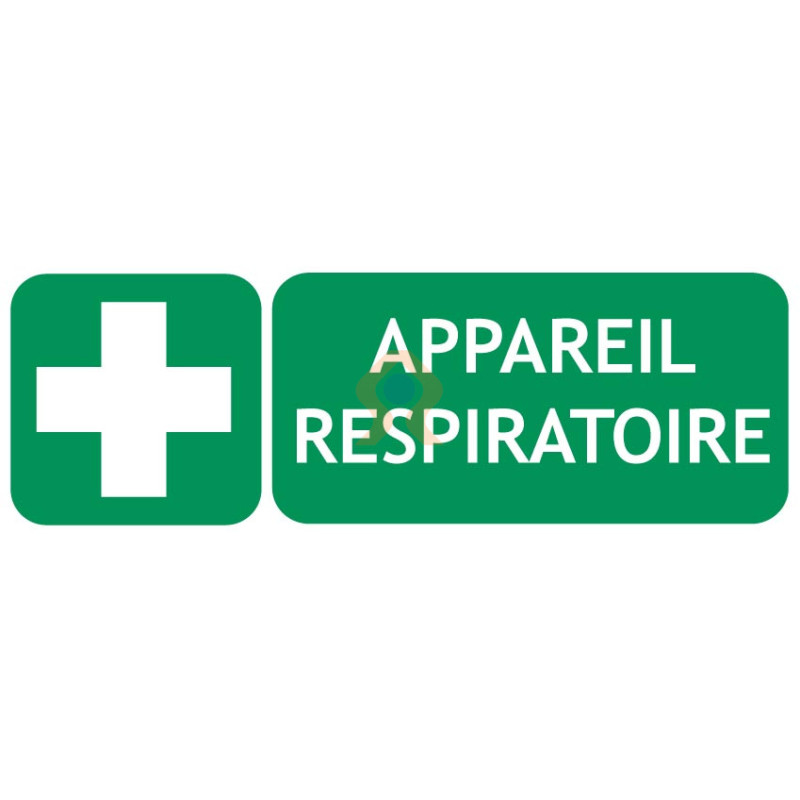 Panneau appareil respiratoire premiers secours