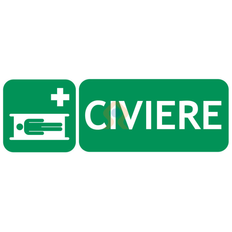 Panneau civière premiers secours