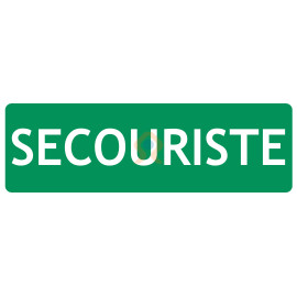 Panneau secouriste premiers secours